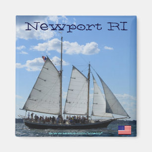 Newport RI zeilschip koele magneet ontwerp