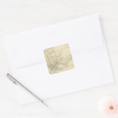 Newport, Sullivan Co Vierkante Sticker (Envelop)