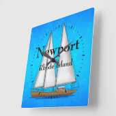 Newport Vierkante Klok (Hoek)