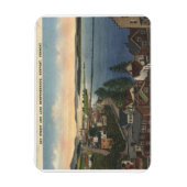 Newport VT Lake Memphremagog 1940s  stijl Magneet (Verticaal)