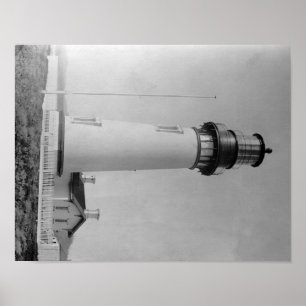 Newport, vuurtoren van Oregon op Cape Fowlweather Poster