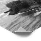 Newport, vuurtoren van Oregon Yaquina van Golf Poster (Hoek)