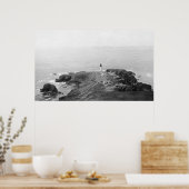 Newport, vuurtoren van Oregon Yaquina van Golf Poster (Keuken)