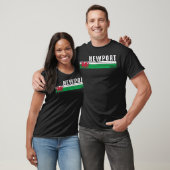 Newport Wales Levendige kustnalatenschap T-shirt (Unisex)