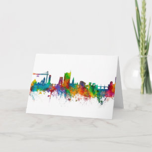 Newport Wales Skyline Kaart