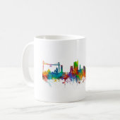 Newport Wales Skyline Koffiemok (Voorkant links)