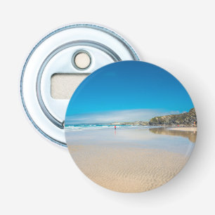 Newquay aan de noordelijke Cornische kust. Engelan Button Flesopener