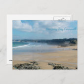 Newquay Bay beaches Cornwall England Briefkaart (Voorkant / Achterkant)