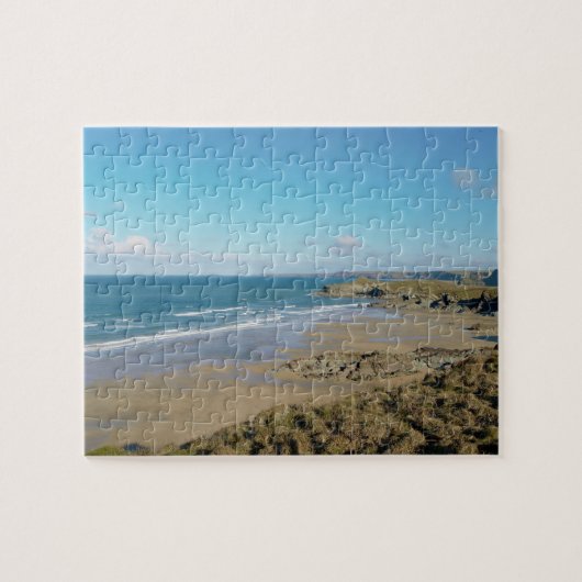 Newquay Bay beaches Cornwall England Legpuzzel (Horizontaal)