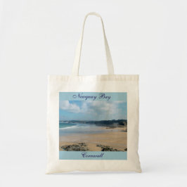 Newquay Bay beaches Cornwall England Tote Bag