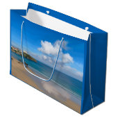 Newquay Bay in de zomer Groot Cadeauzakje (Voorkant Gekanteld)