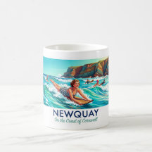 Newquay, Cornwall Surf Reisposter