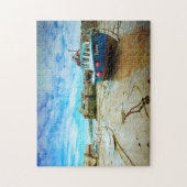 Newquay Harbour, Cornwall bij Low Tide Legpuzzel (Verticaal)