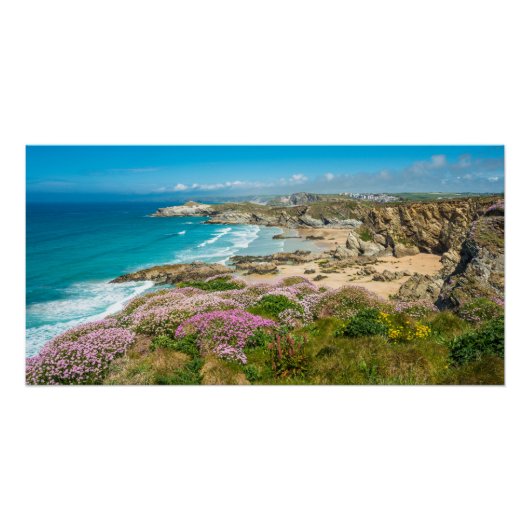 Newquay in Cornwall Perfect Poster (Voorkant)