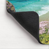 Newquay-strand in North Cornwall, wilde bloemen kl Muismat (Hoek)