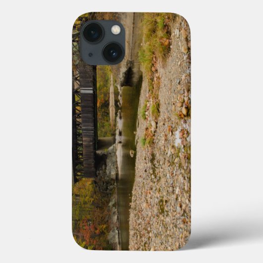 Newry Covered Bridge over river in autumn Case-Mate iPhone Case (Achterkant)