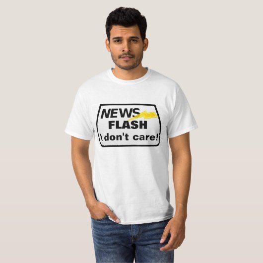 News Flash T-shirt (Voorkant volledig)