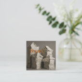 news' home vierkante visitekaartje (Staand voorkant)