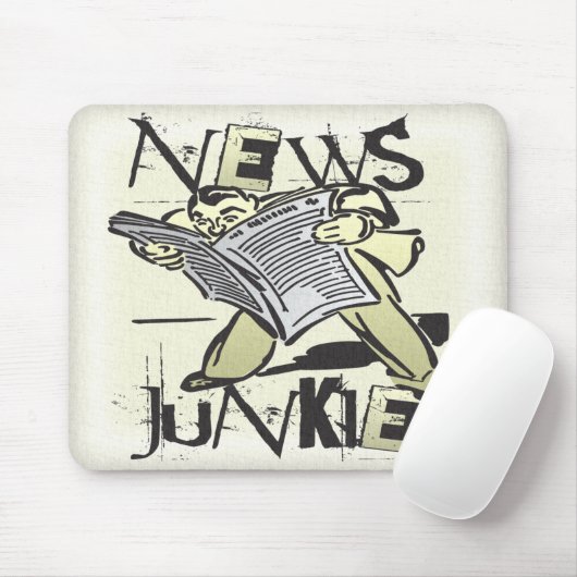 News Junkie Muismat (Met muis)