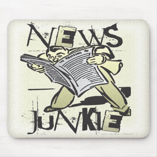 News Junkie Muismat (Voorkant)