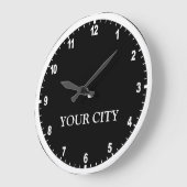 News Room Clock (Donker) Grote Klok (Hoek)