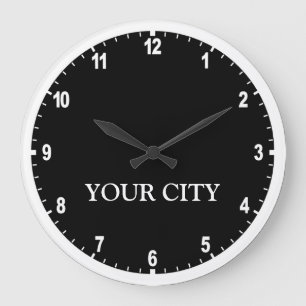 News Room Clock (Donker) Grote Klok