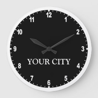 News Room Clock (Donker) Grote Klok