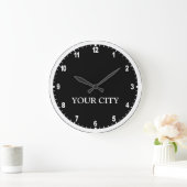 News Room Clock (Donker) Grote Klok (Huis)