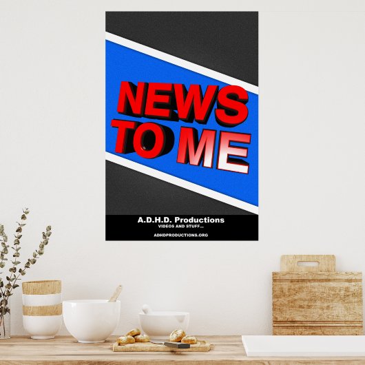 News To Me poster (Keuken)