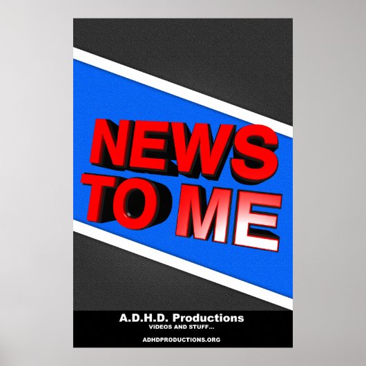 News To Me poster (Voorkant)