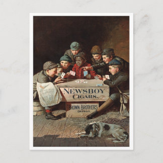 Newsboy Cigars 1894 Briefkaart