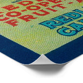 Newsboy Oranje LabelRedlands, CA Poster (Hoek)