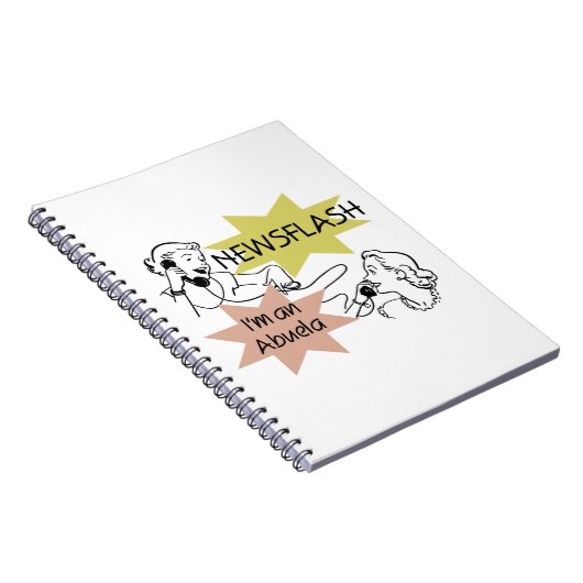Newsflash Ik ben een Abuela Gifts Notitieboek (Rechterzijde)