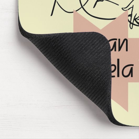 Newsflash Ik ben een Abuela T-shirts en Gifts Muismat (Hoek)