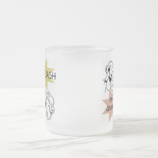 Newsflash Ik ben een Grammie T-shirts en Gifts Matglas Koffiemok (Center)