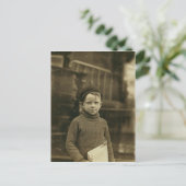 Newsie Briefkaart (Staand voorkant)