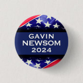 NEWSOM 2024 Campaign Button (Voorkant)
