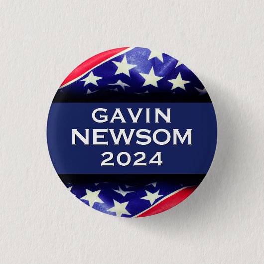 NEWSOM 2024 Campaign Button (Voorkant)
