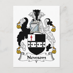 Newsom Family Crest Briefkaart