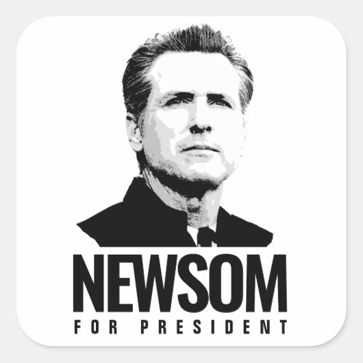 NEWSOM VIERKANTE STICKER (Voorkant)