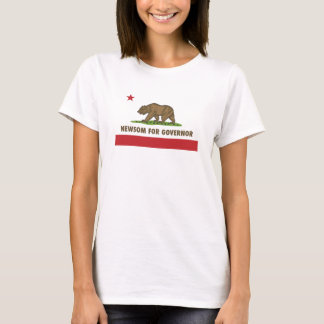 Newsom voor gouverneur t-shirt