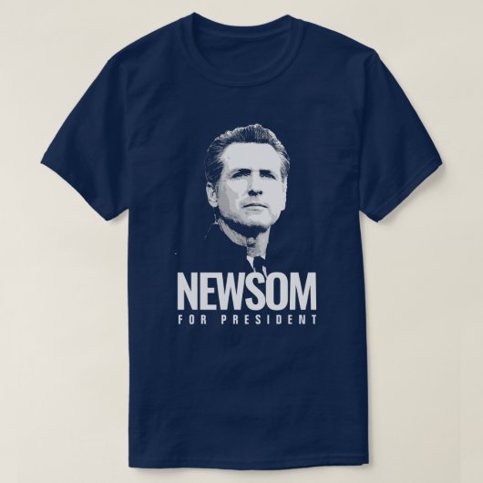 Newsom voor President T-shirt (Design voorkant)