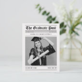 Newspaper 2026 Graduation Photos Save The Date (Staand voorkant)