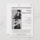 Newspaper 2026 Graduation Photos Save The Date (Achterkant)