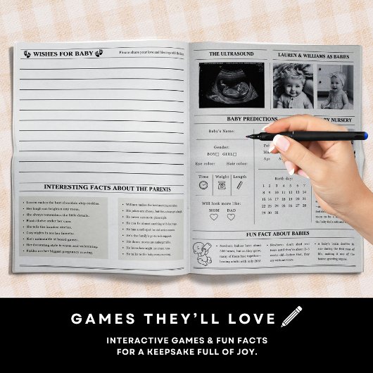 Newspaper Baby Expecting Pregnancy Announcement