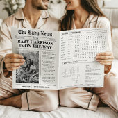 Newspaper Baby Expecting Pregnancy Announcement