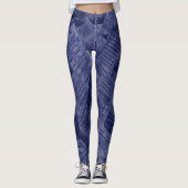 NEWSPAPER - blauw Leggings (Voorkant)