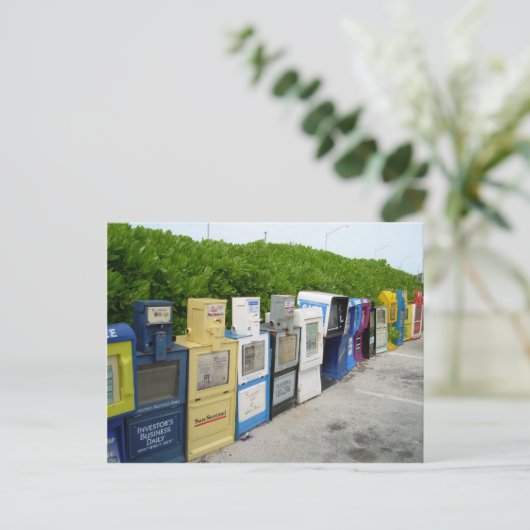 newspaper briefkaart (Staand voorkant)