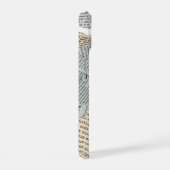 Newspaper collage telefoonhoesje iPhone 15 case (Rechterkant)