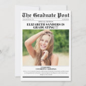 Newspaper Graduation with photos Kaart (Voorkant)